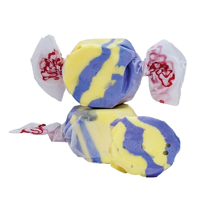 Taffy Town Saltwater Taffy- Rasberry Lemonade | Gourmet Taffy| Nougat-Style Candy| Soft & Delicious| Sumer Snack Treats| Party Good Candies| 2.5lbs