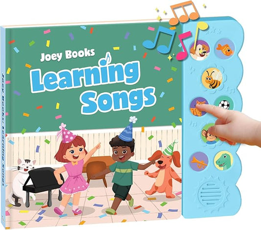 Learning Songs, Press and Play Song Book Nursery Rhymes, Button and Sound Module, Classic Nursery Rhymes and Children's Music