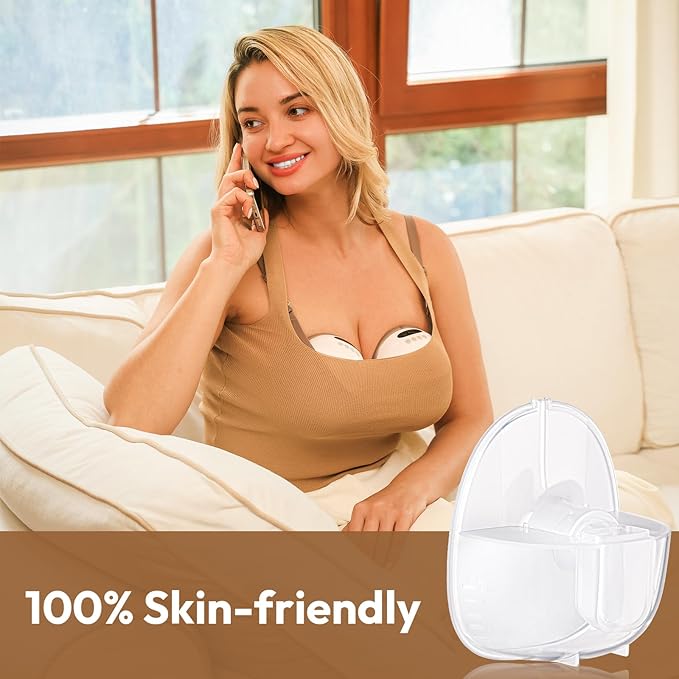 NCVI Replacement Milk Collector Cup Compatible with NCVI Wearable Breast Pump 8111/8131, Breast Pump Accessories, 24mm Flange, 1 PC