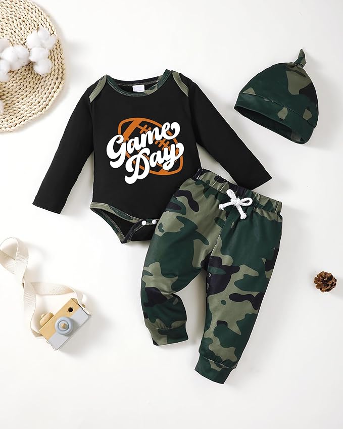 NZRVAWS Newborn Baby Boy Clothes Outfits Letter Prined Romper Pants Set Infant Baby Boy Clothing 0 3 6 9 12 18 Months