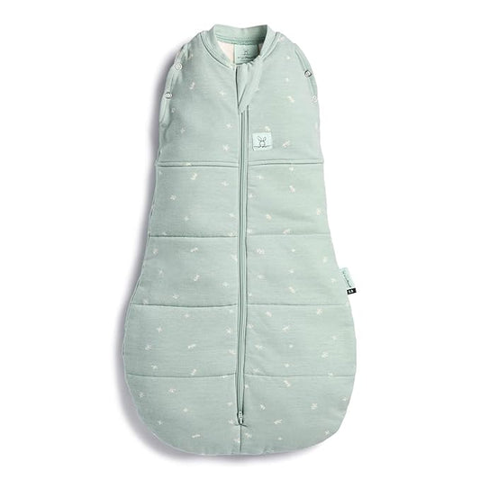 ergoPouch Cocoon Swaddle Sack 2.5 TOG - Baby Sleep Sack, Gentle Snug Fit Helps Calm Startle Reflex, Ideal for Arms In/Out Sleeping, Soft Breathable Fabric for Better Sleep (0 Months, Sage)
