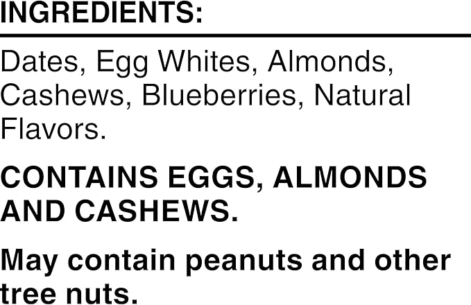 RXBAR Protein Bars, Protein Snack, Snack Bars, Blueberry, 22Oz Box (12 Bars)