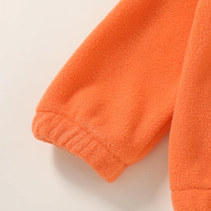 YOUNGER TREE Toddler Boy Girl Clothes Fleece Fall Winter Outfit Baby Long Sleeve Button Sweatshirt and Pants Sweatsuits Set