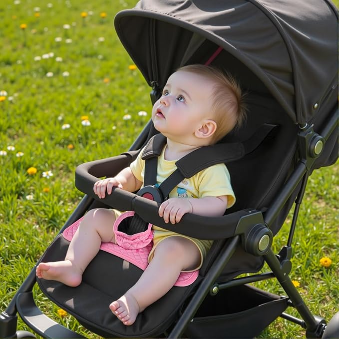 Car Seat Protector for Potty Training, 2 Pack Waterproof CarSeat Liner Toilet Training for Baby Infant Toddler, Dry Seat Piddle Pads Cover for Strollers (Pink)