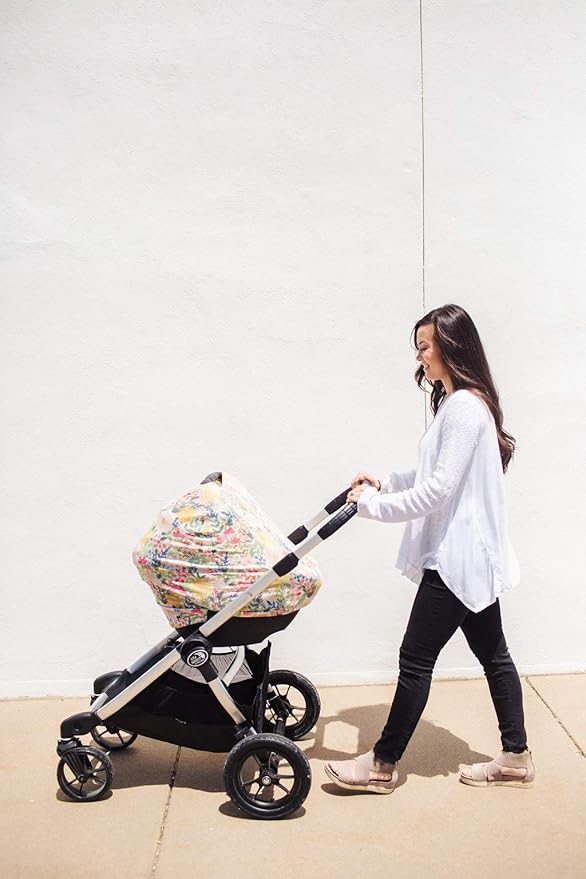 Lark Multi-Use Cover: Car Seat, Nursing & Stroller Cover - Stretchy Fabric, All-Season Use, Stylish Designs, Easy Access for Moms