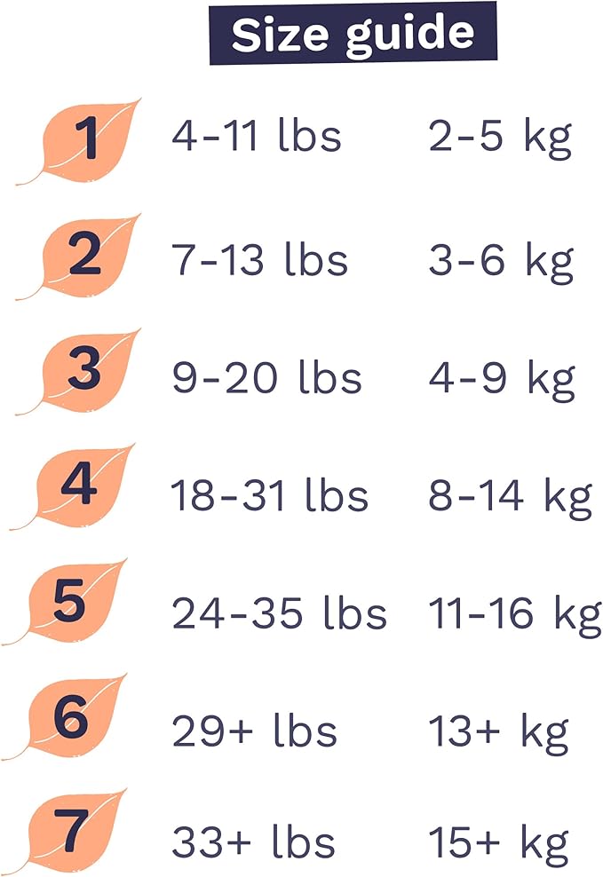 Pura Size 5 Eco-Friendly Diapers (24-35 lbs) Totally Chlorine Free (TCF), Hypoallergenic, Soft Organic Cotton, Sustainable, up to 12 Hours Leak Protection, Allergy UK, 6 Packs of 20 (120 Diapers)