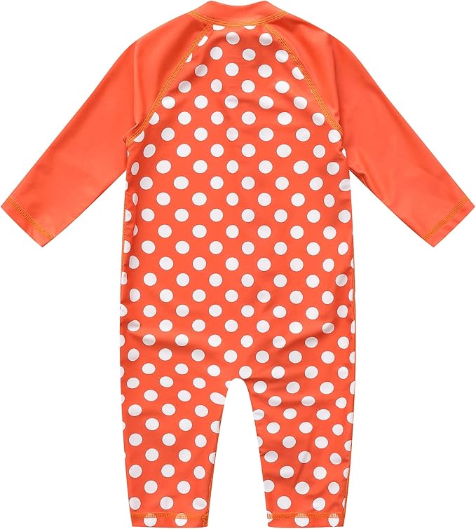 Baby Swimsuit UPF 50+ Sun Protection One Piece Zipper Beach Swimwear for Little Boys Girls Toddler