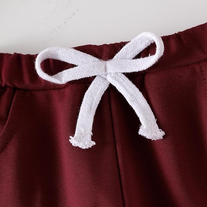 Toddler Boy Clothes Baby Outfits Fall Winter Long Sleeve Button Down Sweatshirt + Casual Pants 2pcs 18 Months - 5T