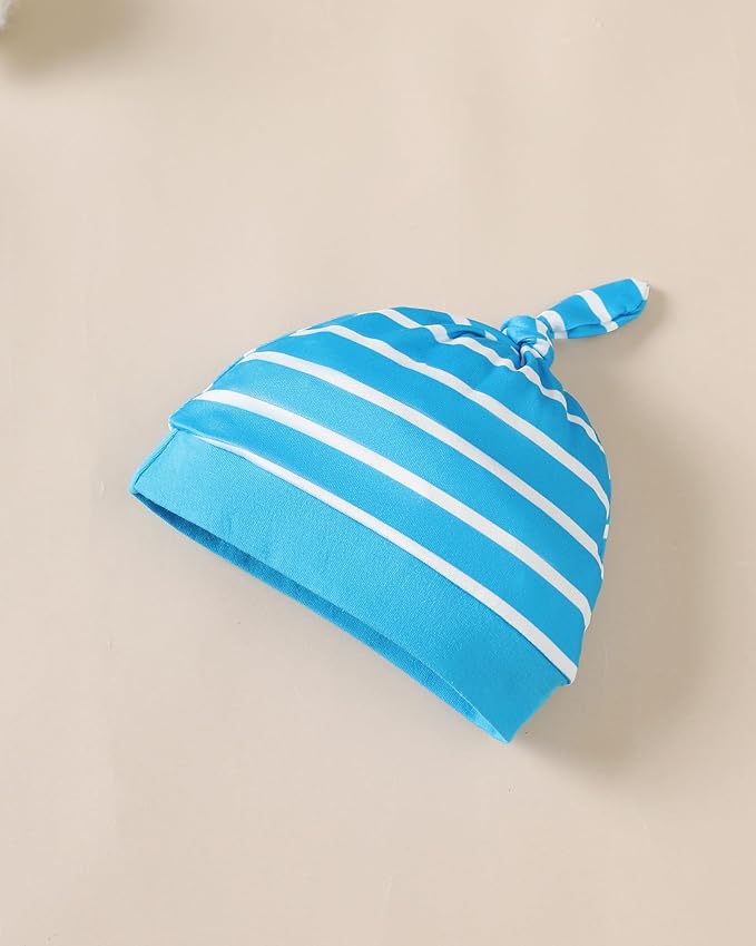 SUNNY PIGGY Baby Boy Clothes Newborn Infant Boys Outfits Romper Hat Pants 3PC Set 0-3 3-6 6-12 12-18 Month Clothing Gift