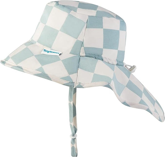Tiny Twinkle Sun Protection Baby Flap Hat with UPF 50+ Sun Protection for Baby and Toddler Boys and Girls