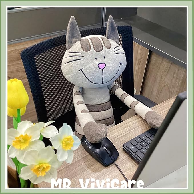 13" Huggable Standing Cat Stuffed Animals Plush Toy,Stuffed Cat Plush Toys for Girls,Cat Toys for Kids,Great Gift for Children,Birthday,Baby Shower,Christmas,Machine Washable