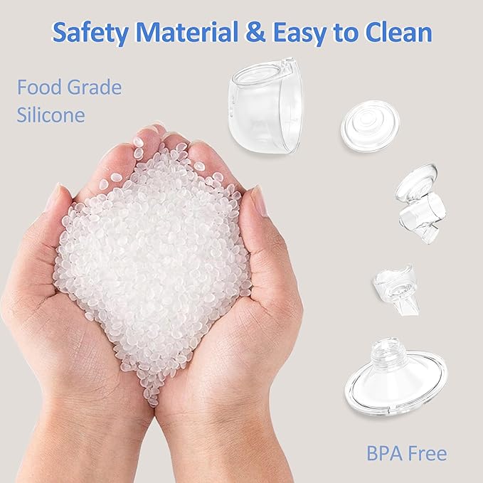 M6 Electric Breast Pump,4 Mode & 12 Levels,LED Display, Wearable Hands-Free Breast Pump,Portable Breast Pump (White 1 PCS)