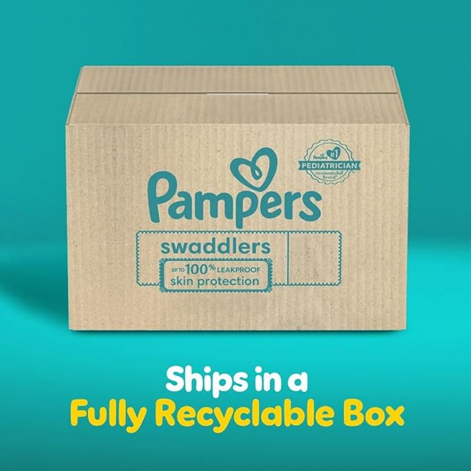 Pampers Baby Diapers - Swaddlers - Size 8, 76 Count, Ultra Absorbent Disposable Infant Diaper
