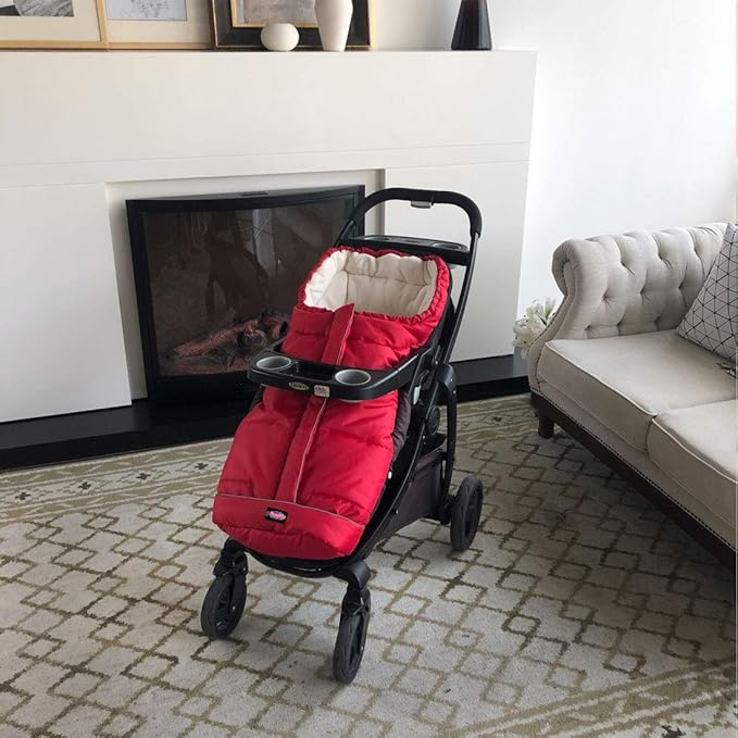 Winter Outdoor Tour Waterproof Baby Stroller Footmuff, Cozy Warm Toddler Sleeping Bag for Most Pushchair, Jogger, Strap Position Adjustable Stroller Blanket