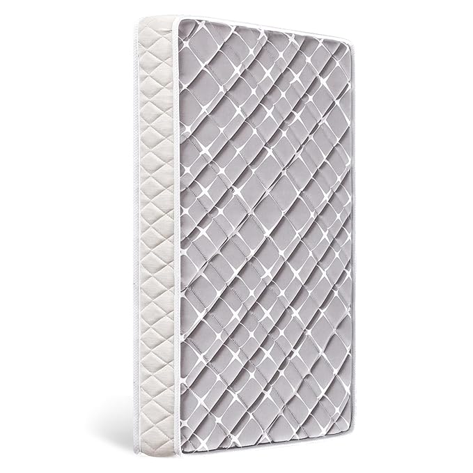 Premium Dual-Sided Baby Crib Mattress and Toddler Mattress - 52" x 27.6" x 5" - Breathable - Firm Soft - Fits Standard Cribs and Toddler Beds