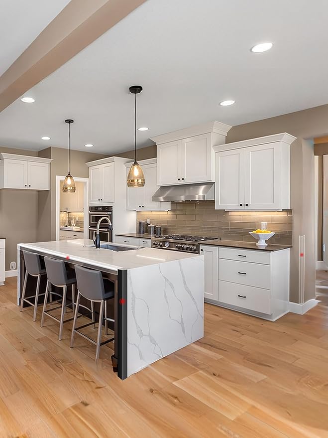 MONOID Wall Corner Protector, 2 PCS Furniture Edge Protection, PC Anti-Bump Guards Avoid Scratching Corner Trim for Door Frame, Table, Countertop, Stair, Self-Adhesive, Clear, 1.97IN×47.24IN/5CM×120CM