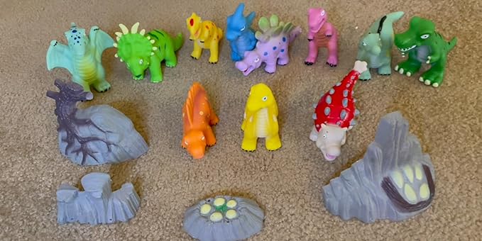 Hely Cancy Dinosaur Bath Toys Mold Free