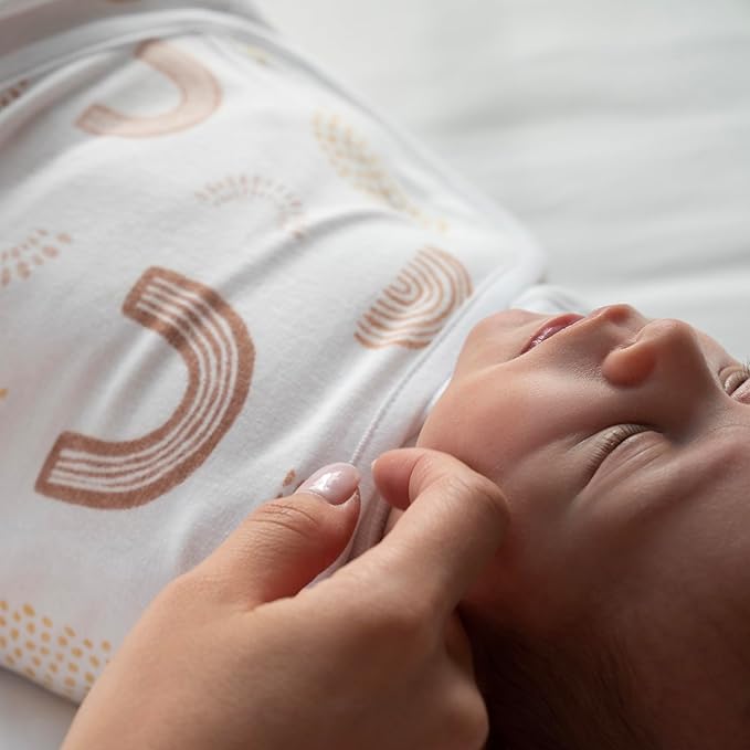 aden + anais Essentials Easy Swaddle Wrap Quick Change with Bottom Zipper, Snug Cotton Knit Baby Wrap Swaddle Blanket for Newborns, TOG 1.0, 3-Pack, Keep Rising, 0-3 Months, Small/Medium