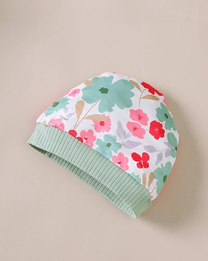 SUNNY PIGGY Baby Girl Clothes Newborn Outfits Infant Ruffle Romper 0-18M Fall Winter Flower Plaid Pants Clothing Set