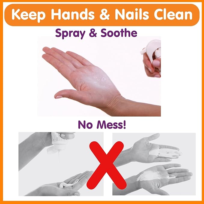 Baby Diaper Rash Cream Spray by Boogie Bottoms, No-Rub Touch Free Application for Sensitive Skin, Over 200 Sprays per Bottle, 1.7 oz, Pack of 3