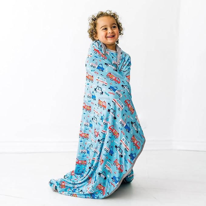 Little Sleepies Two-Piece Pajama Set for Boys & Girls, Soft Viscose from Bamboo Toddler Pajamas for Kids, Family Matching PJs