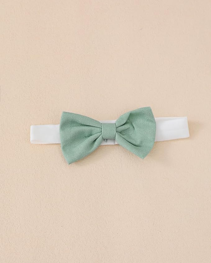 Newborn Baby Boy Clothes Gentleman Wedding Suit Infant Outfits Formal Dress Shirt+Bowtie+Suspender Pants