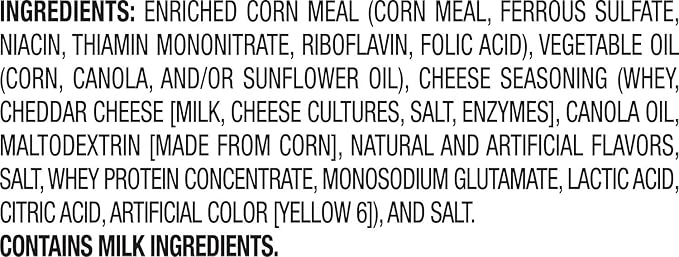 Cheetos Minis Canisters, Cheddar, 3.625 Ounce (Pack of 6)