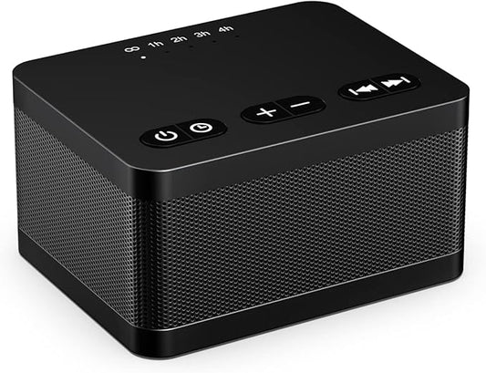 Sound Machine White Noise Machine with 30 Natural Soothing Sounds 36 Levels Volume 5 Timers Memory Function Effectively Blocks Noise Ideal Sleep Machine Brown Noise for Baby Kids Adults Home (Black)