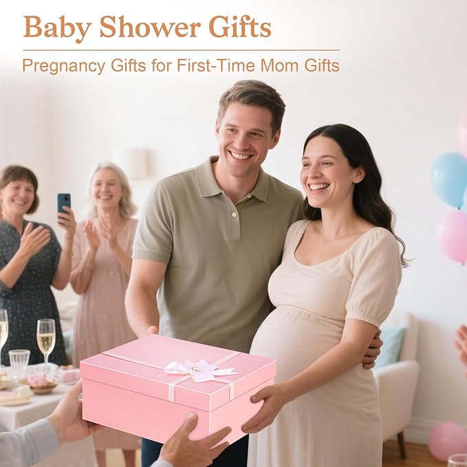 Best New Parents Gifts for Couples,First Time New Mom and Dad to Be Gifts Expecting Parents,Gender Reveal Gift for Parent to Be, Baby Gift Basket 2025,Baby Shower,decisive Coin,Pregnancy,Girl,Boy