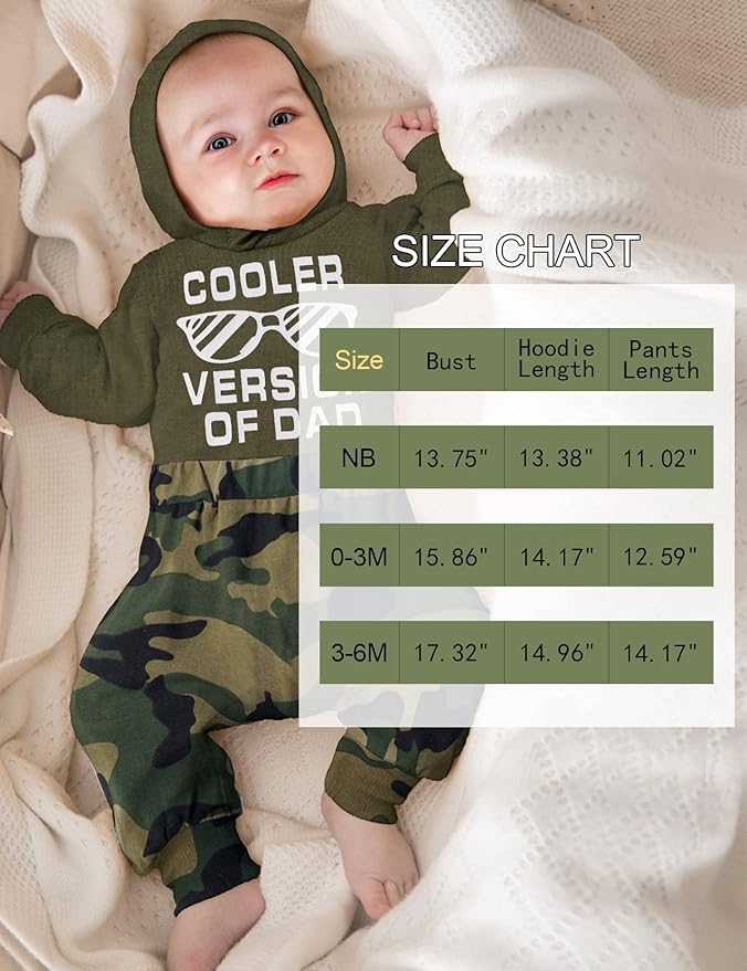 Fommy Newborn Baby Boy Clothes Plaid Letter Print Long Sleeve Hoodies + Long Pants 2PCS Fall Winter Outfits Set