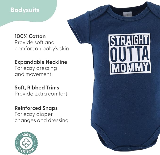 The Peanutshell Baby Layette Gift Set for Boys, Newborn Boy Gift Sets, Baby Clothes & Newborn Essentials Must-Have, Blue Camo