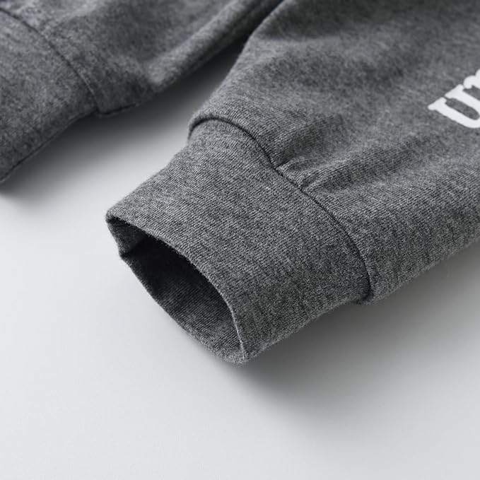 KuKitty Newborn Infant Baby Boy Clothes Long Sleeve Romper + Pants + Hat 3PCS Outfits Set