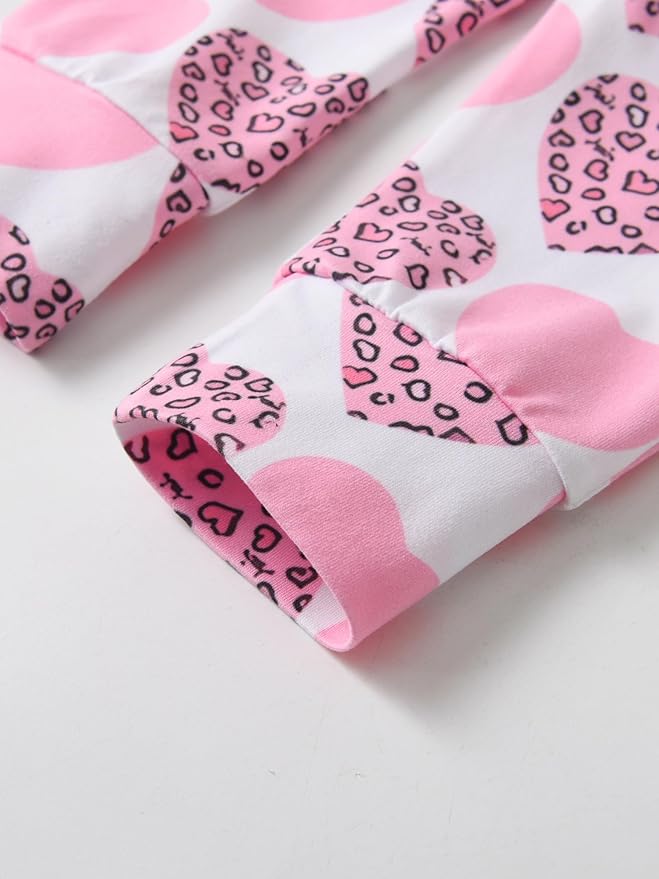 3PCS Baby Girl Clothes Ruffle Floral Shirt Tops Pants Headband Outfit Sets