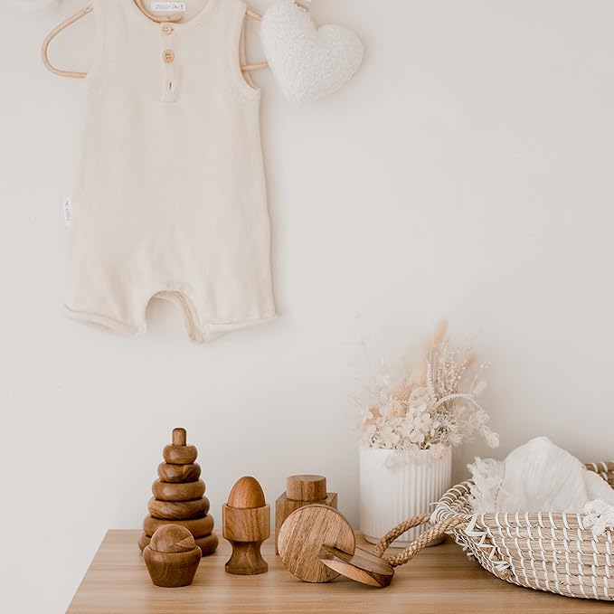 Montessori Wooden Baby Toys, Montessori Toys for 1 Year Old, Baby Toys 6 to 12 Months, 1 Year Old Toys, Wooden Toys, 6 Month Old Baby Toys, Montessori Toy, Stacking Rings