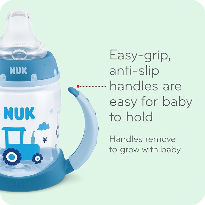NUK Learner Cup, 5 oz, 12 Pack, 6+ Months – BPA Free, Spill Proof Sippy Cup