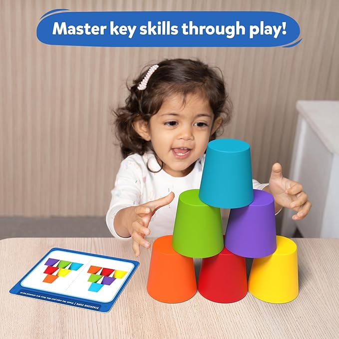 Skillmatics Silicone Rainbow Sorting Game - Learning & Educational Toy, Christmas Fun, Sorting, Counting & Sequencing Skills, Gifts for Toddlers & Preschoolers Ages 3, 4, 5, 6