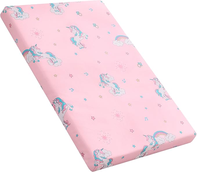 Pack and Play Mattress - 38" x 26" Soft Mini Pad Breathable Portable Mattres Waterproof & Washable Perfectly fits Pack n Play