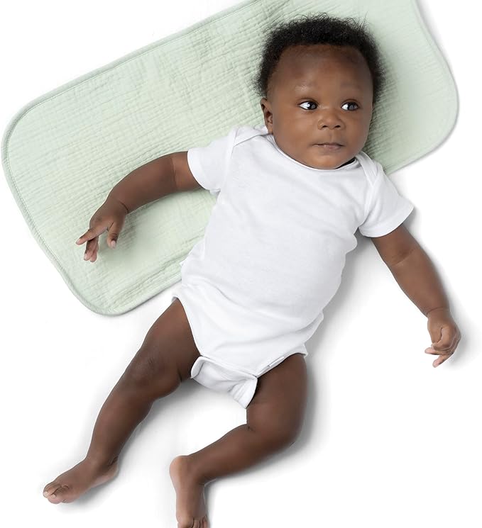 Gerber Baby Unisex Muslin Burp Cloths 5-Pack, Multi Pink Floral, Large Size 20" x 10"