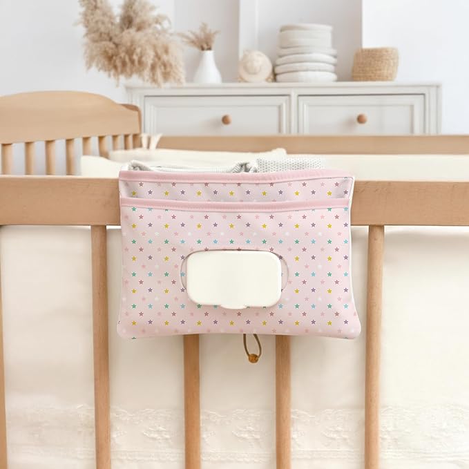 HAMUR Baby Diaper Bag Organizer β Travel-Friendly, Compact & Foldable | Stroller Pouch for Newborn Essentials β Must-Have for Boys & Girls (Elephant)