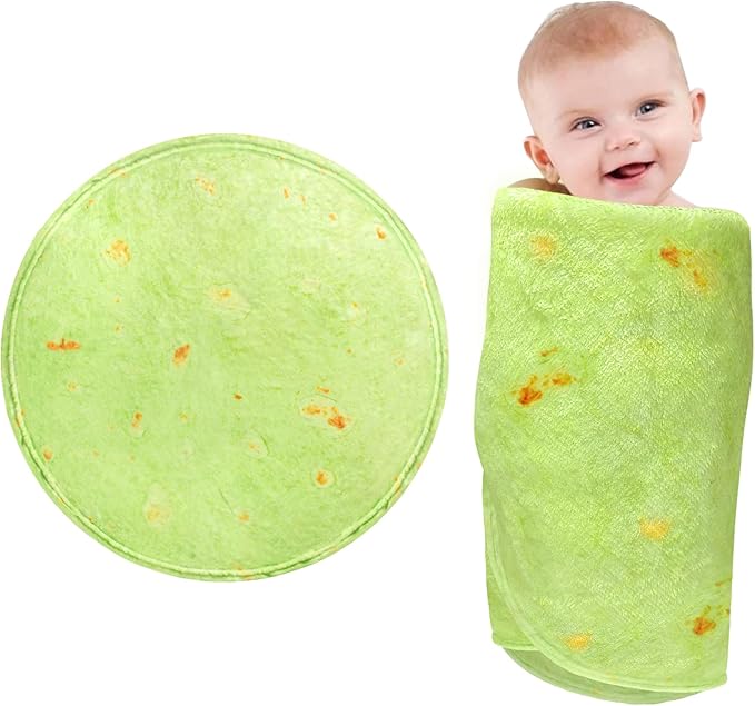 Spinacia Blanket Baby, Spinacia Swaddle, Blanket for Newborn Toddler, 285 GSM Soft Flannel Wearable Wrap Blanket Funny Gifts for Baby Shower Boy Girl 0-3 6 9 Months