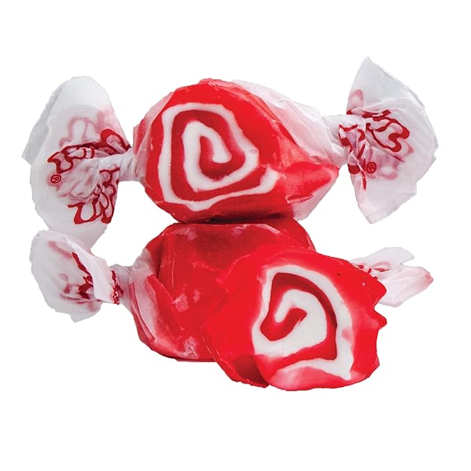 Taffy Town Saltwater Taffy- Red Licorice | Gourmet Taffy| Nougat-Style Candy| Soft & Delicious| Sumer Snack Treats| Party Good Candies| 2.5lbs