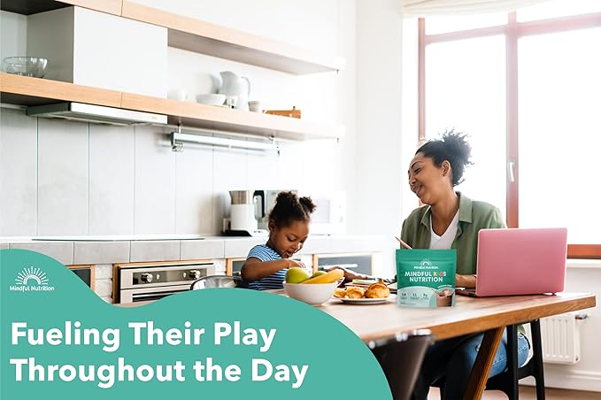 Kids Protein Powder Shake Mix, Organic Fruit and Vegetable Green Superfoods, Vitamins, Minerals, Healthy Chocolate Milk Snack for Toddlers, Kids, Teens and Adults 12.7oz