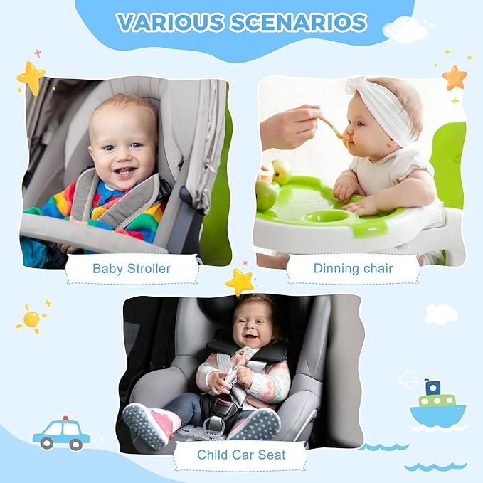 Car Seat Protector for Potty Training, 2 Pack Waterproof CarSeat Liner Toilet Training for Baby Infant Toddler, Dry Seat Piddle Pads Cover for Strollers (Grey)