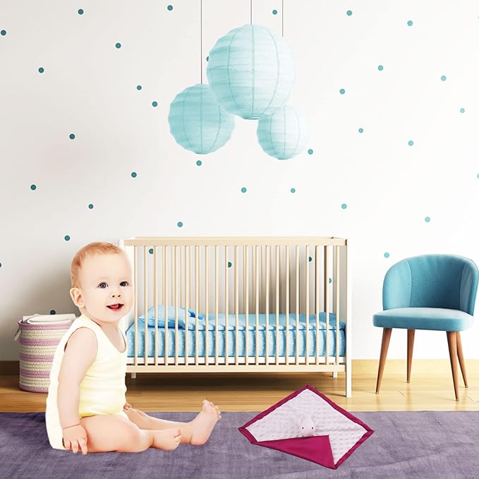 Baby Pink Whale Soft Stuffed Animal Security Blanket, Plush Whale Character Lovey Blanket, Baby Shower/Nursery Gift, Newborn Infant Toddler Snuggle Blankie for Boys Girls, 13 Inches