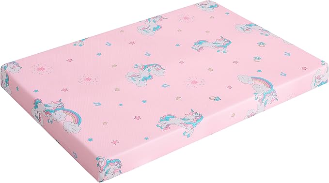 Pack and Play Mattress - 38" x 26" Soft Mini Pad Breathable Portable Mattres Waterproof & Washable Perfectly fits Pack n Play