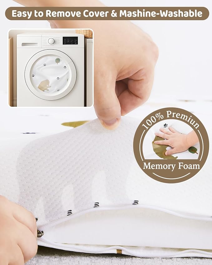 Pack and Play Mattress - 38" x 26" Soft Breathable Portable Mattres Waterproof & Washable Perfectly fits Pack n Play