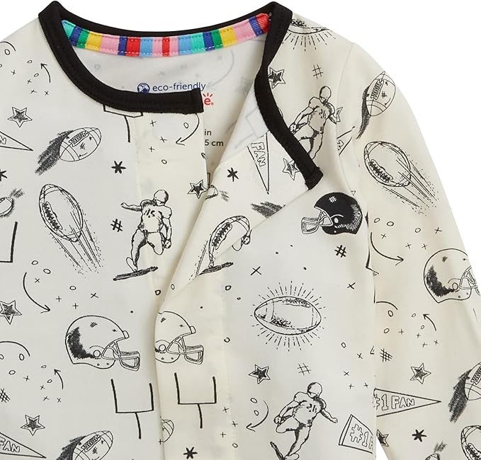 Magnetic Me Boys Modal Magnetic Baby Footie Pajamas | Silky Soft Modal Fabric | Baby Sleepers Available in Sizes PRE - 24M