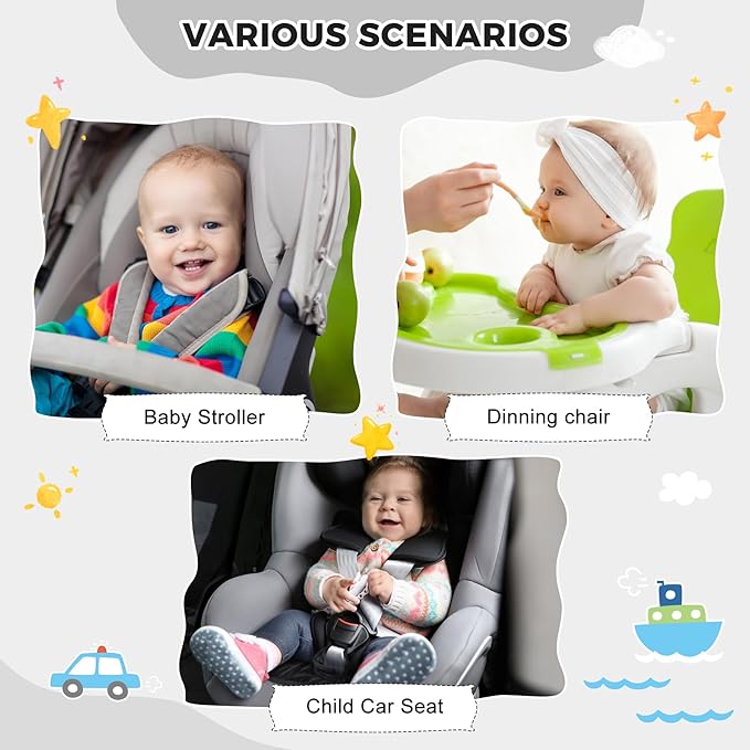 Car Seat Protector for Potty Training, 2 Pack Waterproof CarSeat Liner Toilet Training for Baby Infant Toddler, Dry Seat Piddle Pads Cover for Strollers (Black)