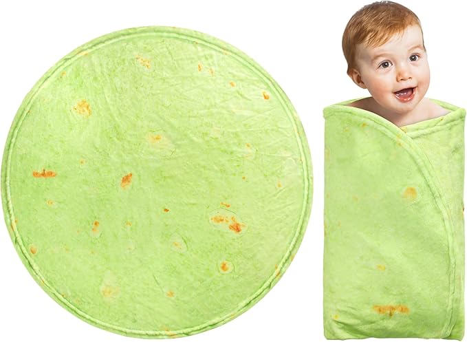 Spinacia Blanket Baby, Spinacia Swaddle, Blanket for Newborn Toddler, 285 GSM Soft Flannel Wearable Wrap Blanket Funny Gifts for Baby Shower Boy Girl 0-3 6 9 Months