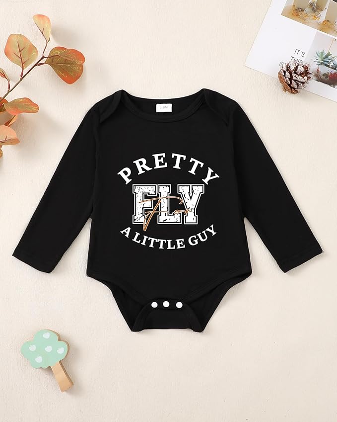 NZRVAWS Newborn Baby Boy Clothes Outfits Letter Prined Romper Pants Set Infant Baby Boy Clothing 0 3 6 9 12 18 Months